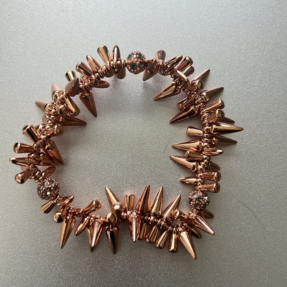 Stella & Dot rose gold tone renegade bracelet